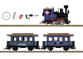 blue train set