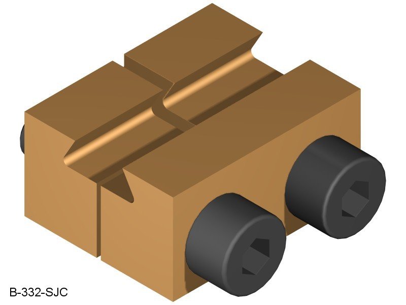 split jaw products brass standard split jaw rail clamp jim shore christmas train