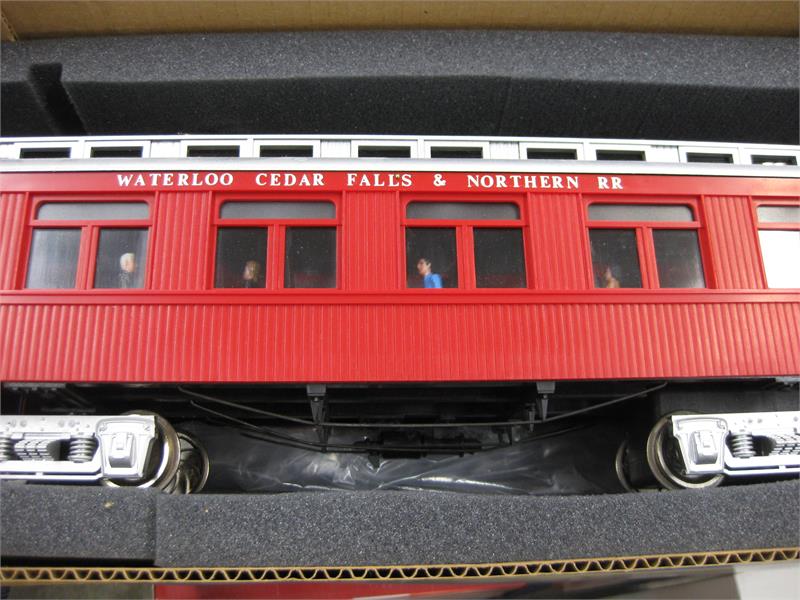 HLW RED Interurban Lttrd WATERLOO CEDAR FALLS & NORTHERN RR