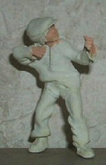 Just Plain Folk Figures Boy Holding Slingshot