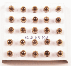 Light Bulbs, 19V in board tray