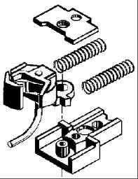 Kadee Couplers  G Scale Coupler for LGB locos 2045, 2080D & 2080S (LGB 2-6-2 Tank Loco)