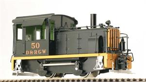 Accucraft AMS Locomotives Diesel Switcher 040 D&RGW 50 On30 Electric 255
