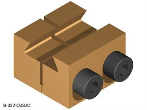 Split Jaw Products Brass Over-the-Joiner Split Jaw Clamp