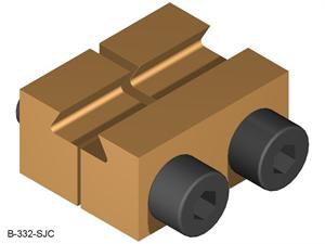 Split Jaw Products Brass Standard Split Jaw Rail Clamp