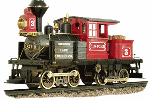 Big John 0-4-4-0 Logging Locomotive Undecorated - Caramel
