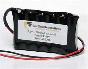 Batteries & Power Supplies CR-100 7.2V/2300 mah Nimh