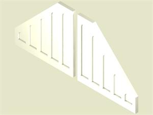 Split Jaw Products Wall Wings 1 Pair - 15