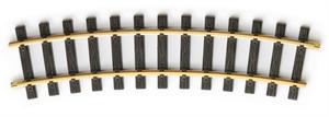 Train LI Sectional Pro Track Curved 16 curved track R2- 3 (900mm), Brass