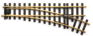 Train LI Pro Switches 1 switch R3 right, no drive, Brass