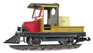 Hartland Locomotive Works Gas Locomotives Pick-Up - Undecorated - Red / Wood Tone
