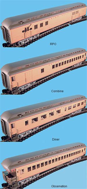 Aristocraft Heavyweights UP HEAVYWEIGHT 4 CAR SET