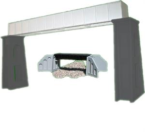 Split Jaw Products Drop Girder Bridge 24