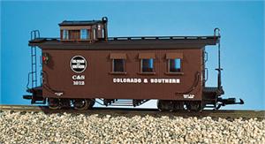 USA Trains Cabooses Woodsided Colorado & Southern Woodsided Caboose - Brown