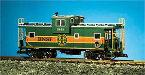 USA Trains Cabooses Extended Vision BNSF Extended Vision Caboose - Green/Orange