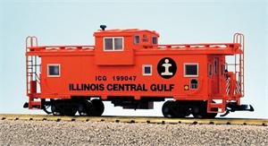 USA Trains Cabooses Extended Vision Illinois Central Gulf Extended Vision Caboose - Orange