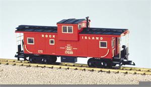 USA Trains Cabooses Extended Vision Rock Island Extended Vision Caboose - Red