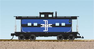 USA Trains Cabooses Center Cupola Boston & Main Center Cupola Caboose - Blue/Black