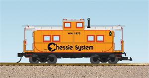 USA Trains Cabooses Center Cupola Chessie Center Cupola Caboose - Yellow/Orange