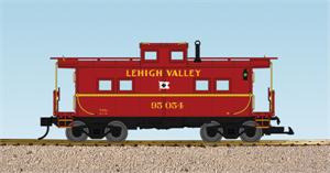 USA Trains Cabooses Center Cupola Lehigh Valley Center Cupola Caboose - Cornell Red