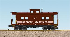 USA Trains Cabooses Center Cupola Western Maryland Center Cupola Caboose - Brown