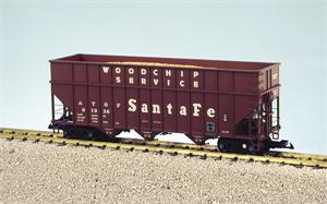 USA Trains Woodchip Cars Santa Fe Woodchip Car - Mineral Brown