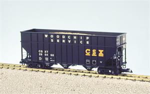 USA Trains Woodchip Cars CSX Woodchip Car - Black