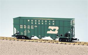 USA Trains Woodchip Cars Burlington Northern Woodchip Car - Green