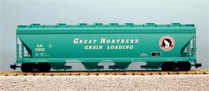 USA Trains Hoppers Great Northern (171250, 171251, 171252, 171253) - Glacier Green