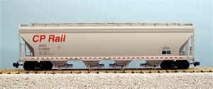 USA Trains Hoppers CP Rail (115695, 115696, 115697, 115698) - Gray