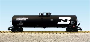 USA Trains Tank Cars Burlington Northern Tank Car - Black