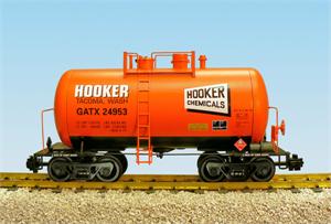 USA Trains Orange Tank Car Hooker Chemicals