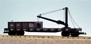 USA Trains Work Train Series Derrick Cars Maintenance of Way Derrick Car W/Brass Boom R1800