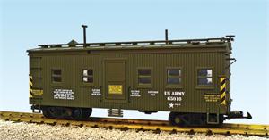 USA Trains Work Train Series Kitchen/Outfit Cars US Army - Green R1849