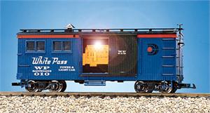 USA Trains Work Train Series Power/Light Cars White Pass R18580