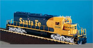 USA Trains Locomotives SD 40 Santa Fe SD40 - Blue/Yellow