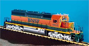 USA Trains Locomotives SD 40 BNSF SD40 - Green/Orange
