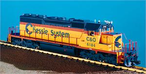 USA Trains Locomotives SD 40 Chessie - Blue/Yellow/Red
