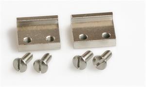 Train LI 10 clamps with screws 10 pcs Nickel