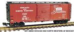 Aristocraft Box Cars C&NW Steel Box Car