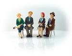 Massoth Electronics 2 Ladies, 2 Men - Seated Figurines 9200001