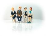 Massoth Electronics 2 Ladies, 2 Men - Seated Figurines 9200005