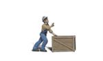 Woodland Scenics man with crate g scale