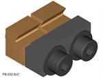 Split Jaw Products Insulating Single Brass Split Jaw Clamp