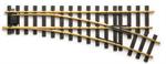 Train LI  Pro Switches 1 switch R7 right, no drive, Brass