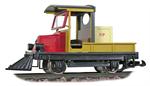 Hartland Locomotive Works Gas Locomotives Pick-Up - Undecorated - Red / Wood Tone