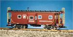 USA Trains Cabooses Baywindow Pennsylvania Baywindow Caboose - Red/Black