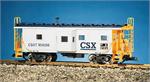 USA Trains Cabooses Baywindow CSX Baywindow Caboose - Gray/Blue/Yellow