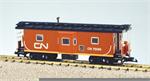 USA Trains Cabooses Baywindow Canadian National Baywindow Caboose - Orange/Black