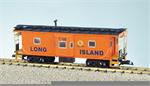 USA Trains Cabooses Baywindow Long Island RR Baywindow Caboose - Orange/Black